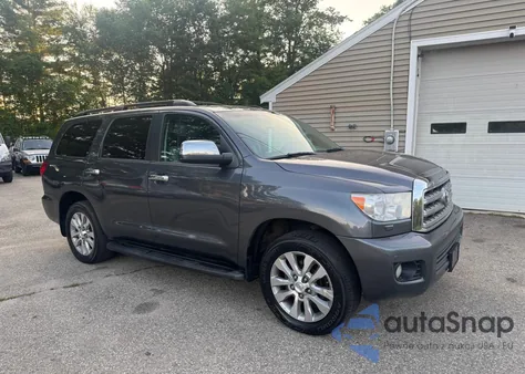 2012 Toyota Sequoia Limited из США, поврежденный, VIN 5TDJY5G16CS064621